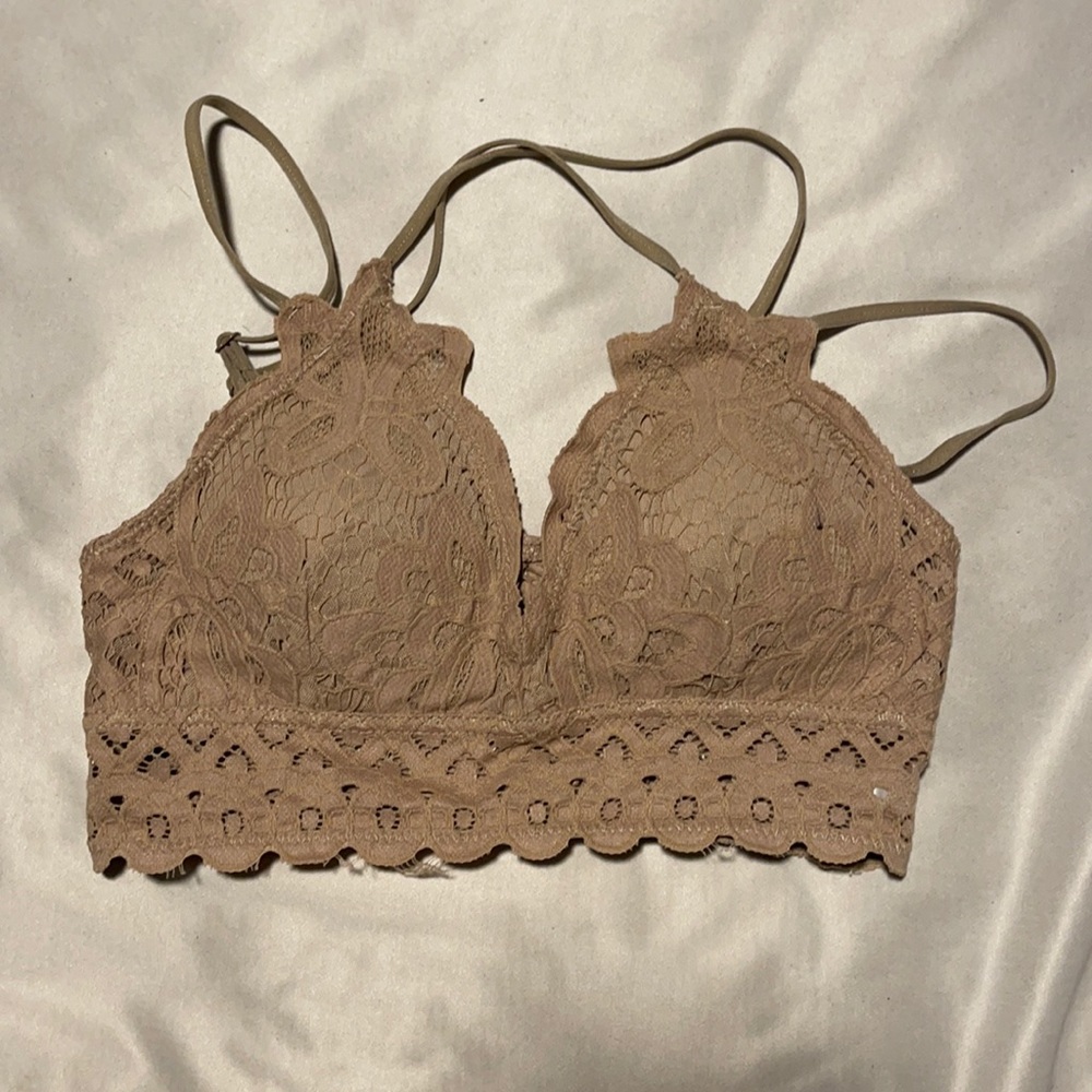 Silver icing “date night bralette”